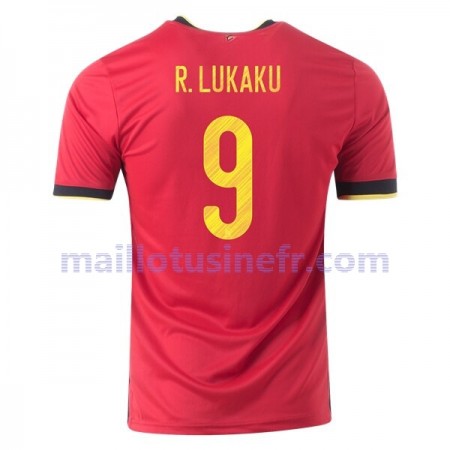 Maillot de Foot Belgique Romelu Lukaku 9 Domicile UEFA EURO 2020
